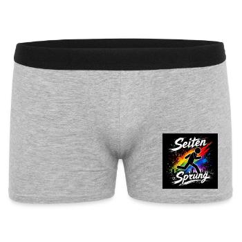 Pages Spring Rainbow Run - Men's Boxer Shorts - heather grey - Front