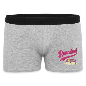 Roundnet Set - Men's Boxer Shorts - heather grey - Front