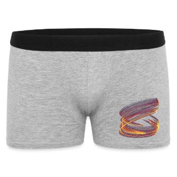 Light Vortex of Chaos – Strange Attractor - Men's Boxer Shorts - heather grey - Front