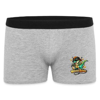 Veloce Raptor Rapper - Men's Boxer Shorts - heather grey - Front