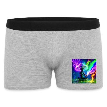 Idegen_Saman - Boxer Homme - gris chiné - Devant