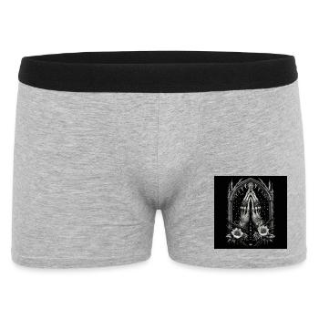 Mains alchimiques en prière et œil mystique - Boxer Homme - gris chiné - Devant