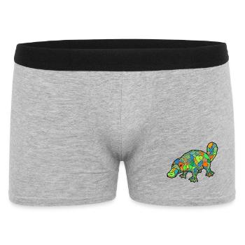 Mosaic Platypus Rainbow Style - Men's Boxer Shorts - heather grey - Front
