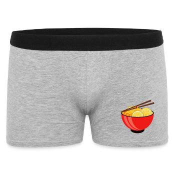 Bol de ramen - Boxer Homme - gris chiné - Devant