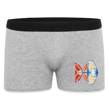 Feu et Glace - Art du Chaos - Boxer Homme - gris chiné - Devant