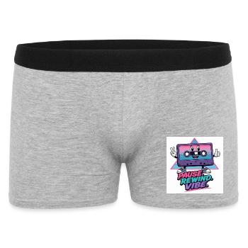 Pause Retour en arrière Cassette Vibe - Boxer Homme - gris chiné - Devant