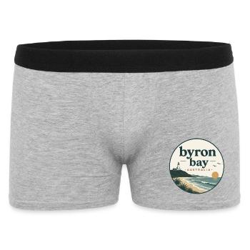 Byron Bay Coastal Magic - Men's Boxer Shorts - heather grey - Front
