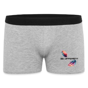 be different - Men's Boxer Shorts - heather grey - Front