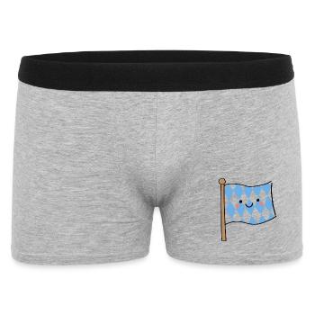 Cute Bavaria Flag Kawaii - Men's Boxer Shorts - heather grey - Front