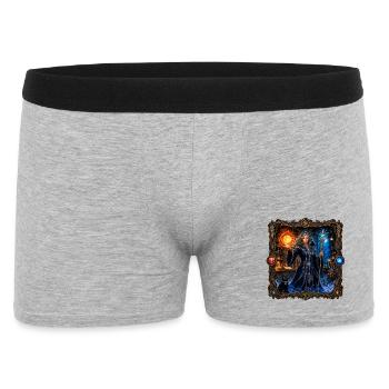 sorceress - Men's Boxer Shorts - heather grey - Front