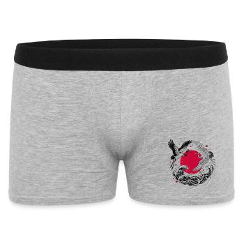 Grues japonaises - Boxer Homme - gris chiné - Devant