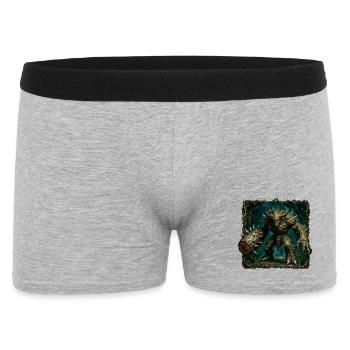 Dorniger Schacht - Männer Boxer Shorts - Grau meliert - Vorne
