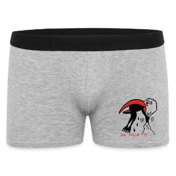 Frosch - Men's Boxer Shorts - heather grey - Front