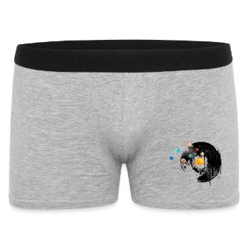 Disque vinyle - Boxer Homme - gris chiné - Devant