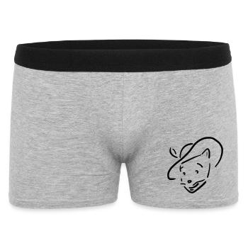 Puss in Boots - Men's Boxer Shorts - heather grey - Front