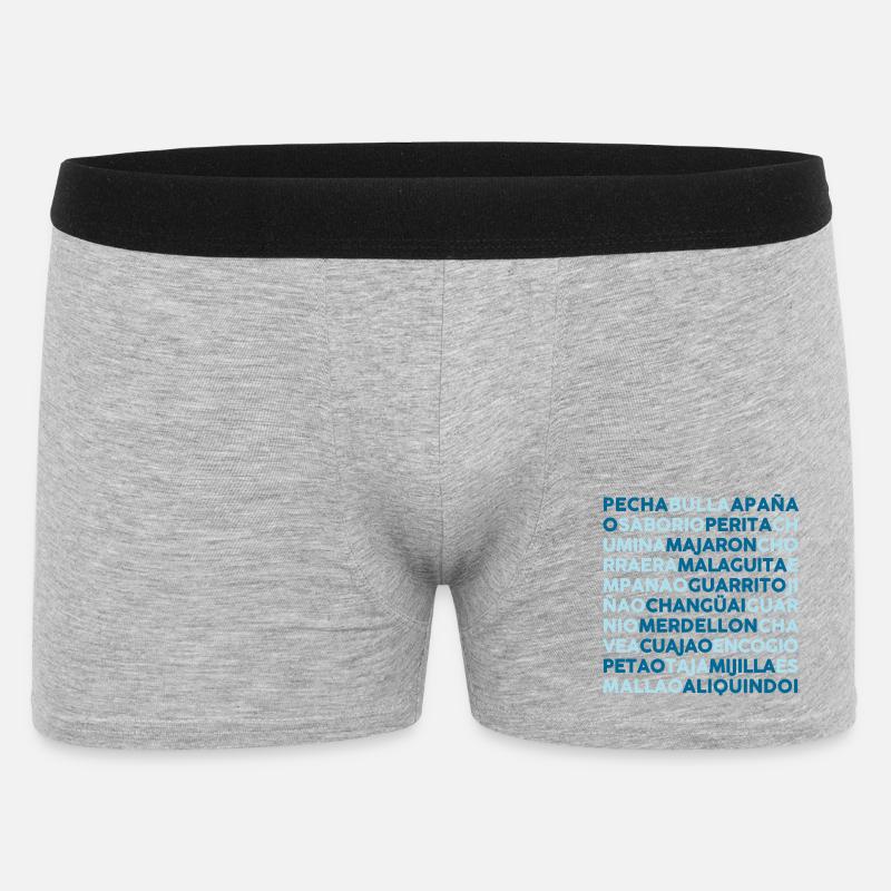 Malaguita - Männer Boxer Shorts - Grau meliert