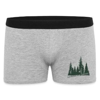 Schwarzwaldmädel - Männer Boxer Shorts - Grau meliert - Vorne