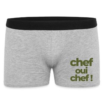 militaire, soldat, film culte - Boxer Homme - gris chiné - Devant
