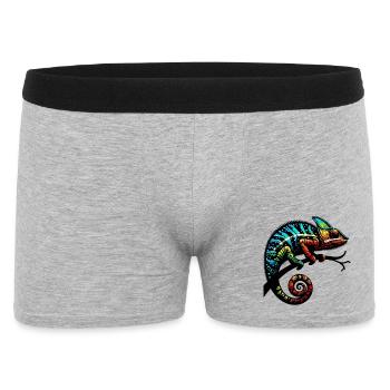 Caméléon - Boxer Homme - gris chiné - Devant