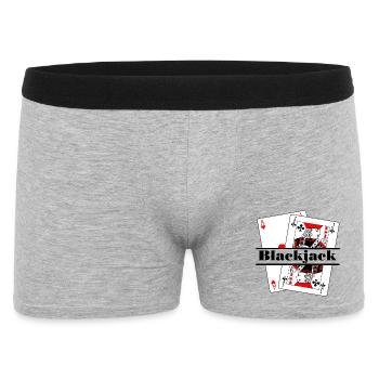 Blackjack BLACKJACK - Boxer Homme - gris chiné - Devant