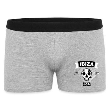 IBIZA Promille - Enterrement de vie de garçon sous les palmiers - Boxer Homme - gris chiné - Devant