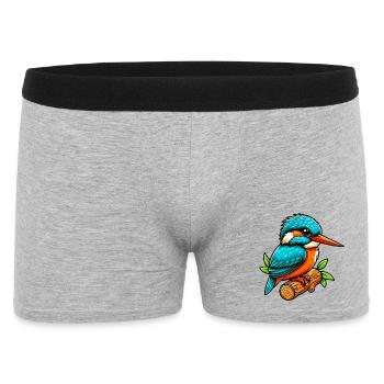 Martin-pêcheur - Boxer Homme - gris chiné - Devant