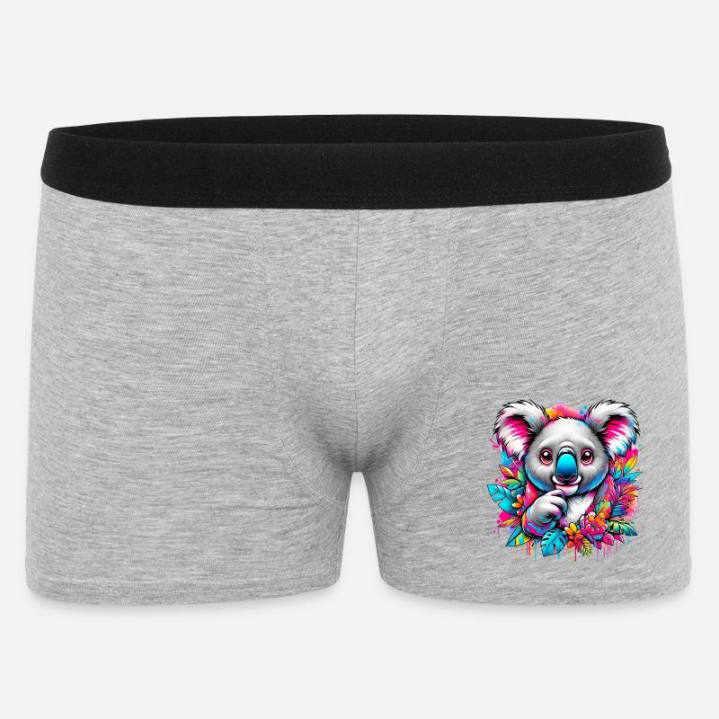 Koala - Boxer Homme - gris chiné