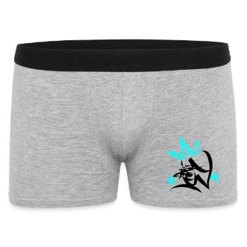 Graffiti Tag JGA Crew King 01 2C - Boxer Homme - gris chiné - Devant