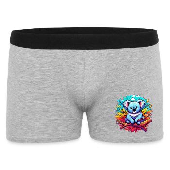 Koala - Men's Boxer Shorts - heather grey - Front