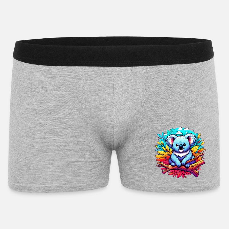 Koala - Boxer Homme - gris chiné