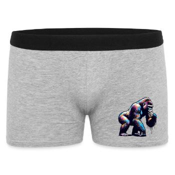 Gorilla - Men's Boxer Shorts - heather grey - Front