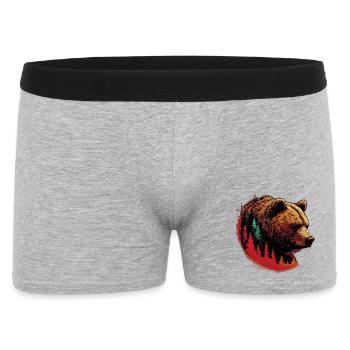 Ours - Boxer Homme - gris chiné - Devant