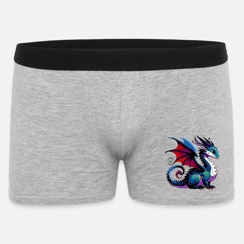Dragon - Men's Boxer Shorts - heather grey