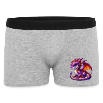 Dragon - Men's Boxer Shorts - heather grey - Front