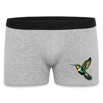 Hummingbird - Men's Boxer Shorts - heather grey - Front