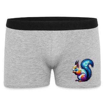 Eichhörnchen - Männer Boxer Shorts - Grau meliert - Vorne