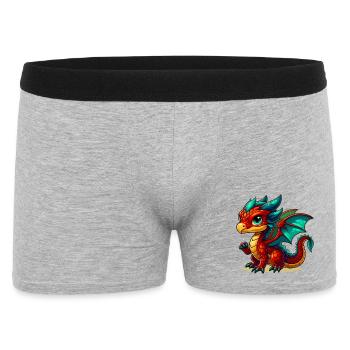 Dragon - Boxer Homme - gris chiné - Devant