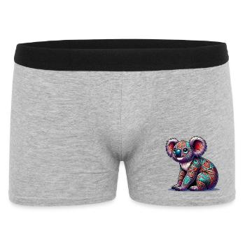 Koala - Männer Boxer Shorts - Grau meliert - Vorne