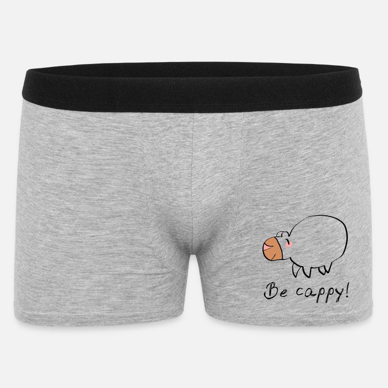 Ne vous inquiétez pas, soyez cappy - Boxer Homme - gris chiné
