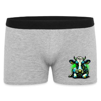 Vache - Boxer Homme - gris chiné - Devant
