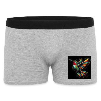 colibri - Boxer Homme - gris chiné - Devant