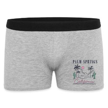 Palm Springs, Californie : aménagement paysager - Boxer Homme - gris chiné - Devant