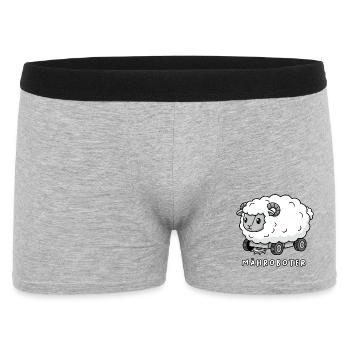 Robot tondeuse à gazon mouton - Boxer Homme - gris chiné - Devant