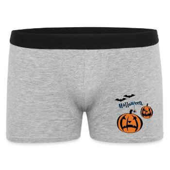 Halloween-- - Boxer Homme - gris chiné - Devant