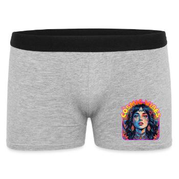 EDM Kandi Cosmic Vibes Trance Rave Festival - Men's Boxer Shorts - heather grey - Front