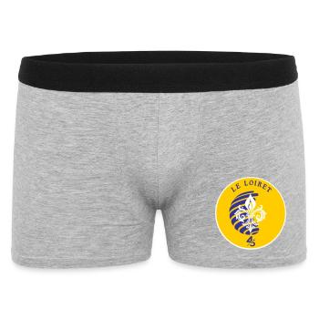 Fleur de Lys Loiret 45 - Boxer Homme - gris chiné - Devant