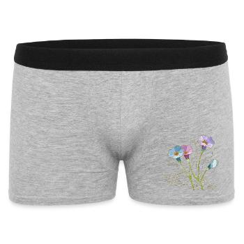Fleur - Boxer Homme - gris chiné - Devant