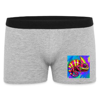 caméléon - Boxer Homme - gris chiné - Devant
