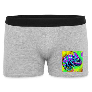 caméléon - Boxer Homme - gris chiné - Devant