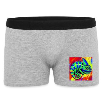 chameleon - Men's Boxer Shorts - heather grey - Front